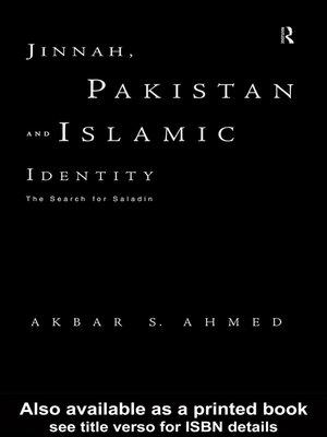 cover image of Jinnah, Pakistan and Islamic Identity
